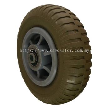 8"/200MM GLOBE HEAVY DUTY FOAMING RUBBER WHEEL (GB-EH09-1-200K-618)