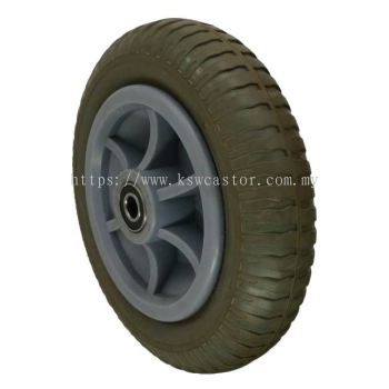 10"/250MM GLOBE HEAVY DUTY FOAMING RUBBER WHEEL (GB-EH09-1-250K-618)