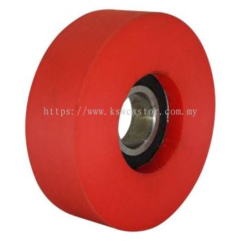 HERDAR ESCALATOR STEP ROLLEN POLY-URETHANE WHEEL (HD-2WHPU7525B6004)