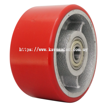 HERDAR EXTRA HEAVY DUTY RED PU WHEEL (HD-A630PU)