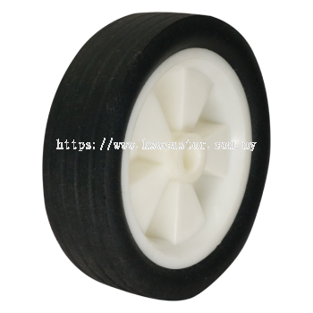 KERISA Light Duty Mold On Polypropylene Core Rubber Wheel (KRS-420125)