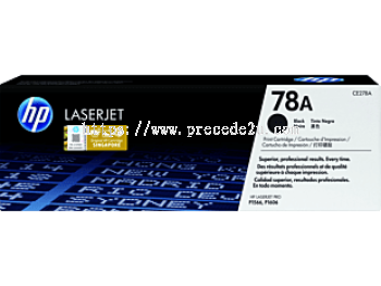 HP 78A Black Original LaserJet Toner Cartridge CE278A