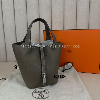 Hermes Picotin 18 Etoupe- Brand New Luxury Bag