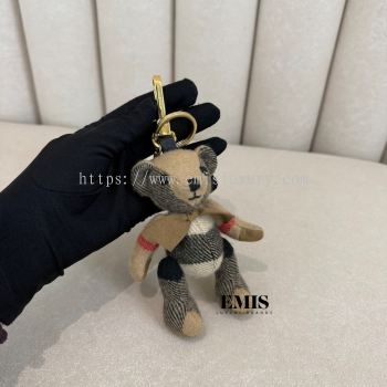Burberry Thomas Bag Charm- 名牌二手挂饰