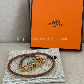 Hermes Roulis Double Tour Bracelet- Preloved Luxury Bracelet