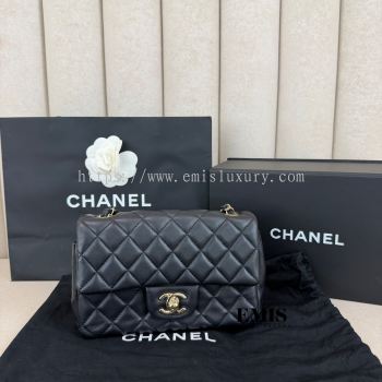 Chanel Lambskin Classic New Mini- Preloved Luxury Bag