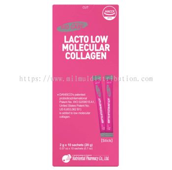 LACTO LOW MOLECULAR COLLAGEN [10 x 6 boxes]  胶原蛋白养颜益生菌 【一套6盒，每盒10入，总共60份】