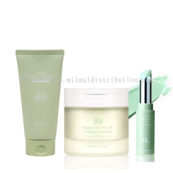 Tea Tree Care Set of 3  茶树控油护肤系列3件套