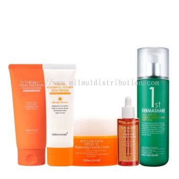 Vit C Whitening Care Set of 5 维C白皙透亮护肤系列5件套