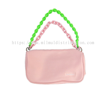 Indie Pink MACARON HONEYCOM BAG [ 3 types of straps included ] _ September Limited Edition