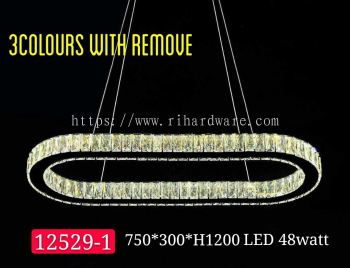 Simple Modern LED Pendant Lights with 3 Color - 12529/1P