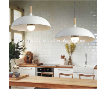 MODERN DECORATIVE PENDANT LIGHT - 80815/WH