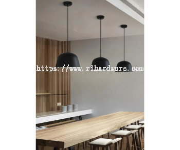 MODERN DECORATIVE PENDANT LIGHT - 9830/250-BK