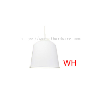 MODERN DECORATIVE PENDANT LAMP - 10153/1P-WH