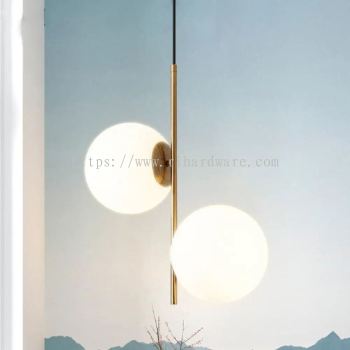 NORDIC STYLE GLASS BALL PENDANT LAMP - 13181/1P