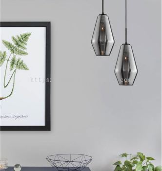 DISTRICT SATIN GLASS PENDANT LAMP - 13607-1P