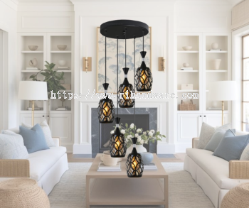 Modern Decor Pendant Hanging Lights - 14589/5P