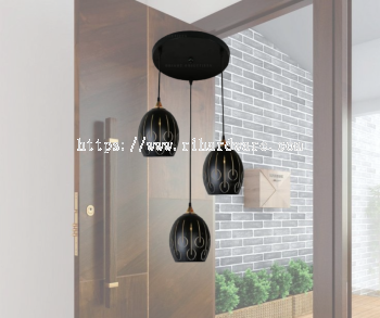 Modern Decor Pendant Hanging Lights - 14887/3P