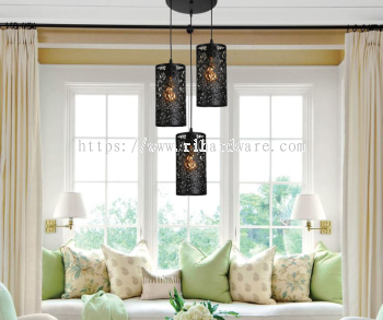 Modern Decor Pendant Hanging Lights - 9241/3P