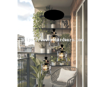 Modern Decor Pendant Hanging Lights - 14993/3P