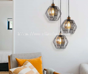 Modern Decor Pendant Hanging Lights - 14992/3P