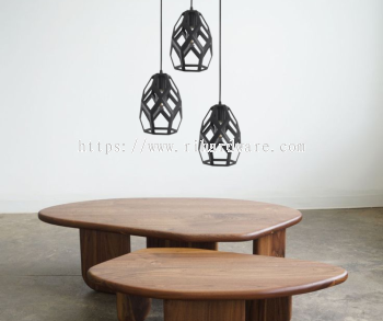 Modern Decor Pendant Hanging Lights - 10507/3P-BK