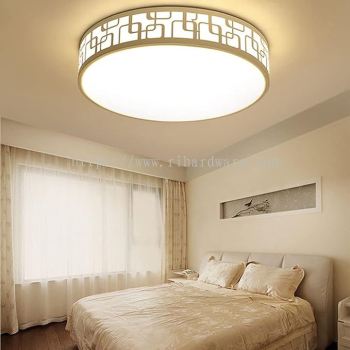 Modern LED Ceiling Light with 3 Color Changing - 10799/400-WH