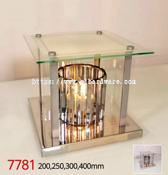 MODERN GLASS PILLAR LIGHT OUTDOOR GATE LAMP  - 7781