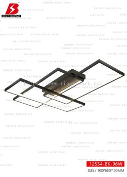 Modern LED Ceiling Lights with 3 color changing - 12554-BK