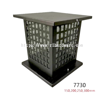 MODERN GLASS PILLAR LIGHT OUTDOOR GATE LAMP  - 7730