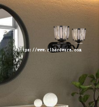 MODERN LUXURY INDOOR CRYSTAL WALL LAMP - 14515/2W