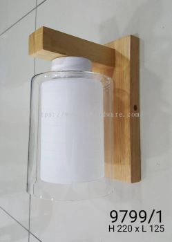 MODERN INDOOR GLASS WALL LAMP - 9799/1W