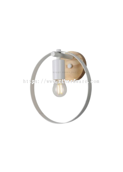 MODERN INDOOR GLASS WALL LAMP - 14936/1W-WH