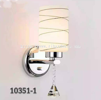 MODERN LUXURY INDOOR GLASS WALL LAMP - 10351/1