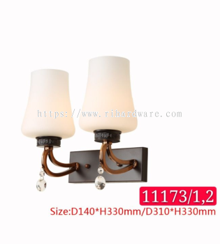 MODERN LUXURY INDOOR GLASS WALL LAMP - 11173/2