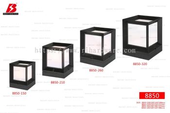 Outdoor Pillar Gate Lamp 8850