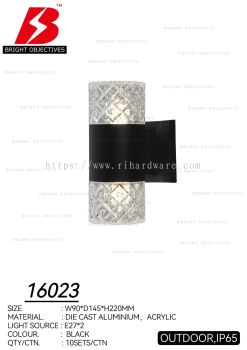 Outdoor Wall Lamp 16023 (using E27 bulb)