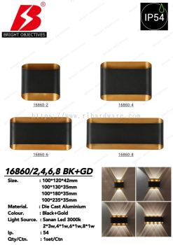 OUTDOOR LED WALL LAMP LIGHT - 16860