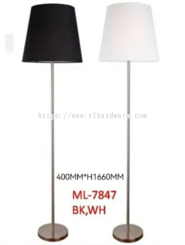 STAND LAMP (Using E27 Bulb) - 7847/WH