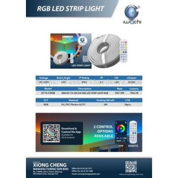 IWACHI 716-5M 24V 96D LED STRIP LIGHT-RGB