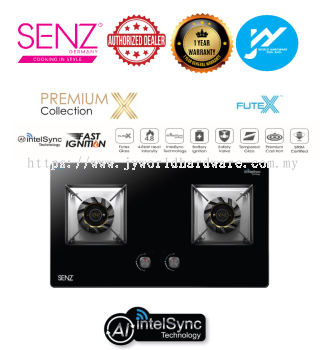 Authorize Dealer SENZ KARINO Twin Burner Gas Stove with intelSync Technology