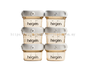 Hegen PCTO 60ml 2oz Penyimpanan Susu Ibu PPSU(6 pek)