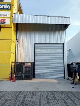 Metal Zink Warehouse with Auto Rolling Door