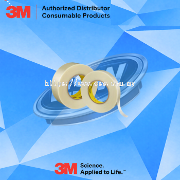 Scotch® Filament Tape 8919MSR, Clear, 15 mm x 55 m, 96 Rolls/Case