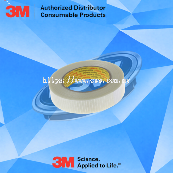 Scotch® Filament Tape 8919MSR, Clear, 50 mm x 100 m, 30 Rolls/Case