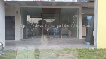 Shop Front Glass & Door At Permas Jaya Johor Bahru