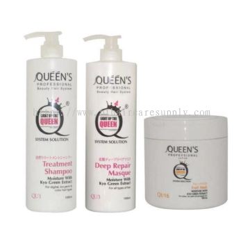 Queen’s Treatment Shampoo+Deep Repair Masque+Fruit Mask {set}