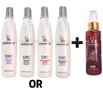 Swissvernice s2o Shampoo/Yogurt Mask - 300ml + Revive Essence - 120ml {Trial Set}