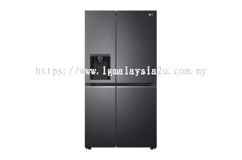 [RENTAL] 635L Side-by-Side Fridge in Matte Black Finish