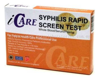 iCare Syphilis Rapid Test Kit - Sifilis Test